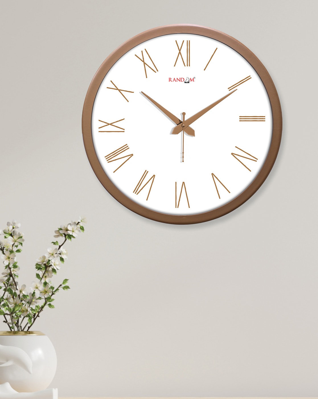 Clocks | 12 Inch Large Roman Numbers Modern Stylish Tic Tok Wall Clock Clocks Clocks