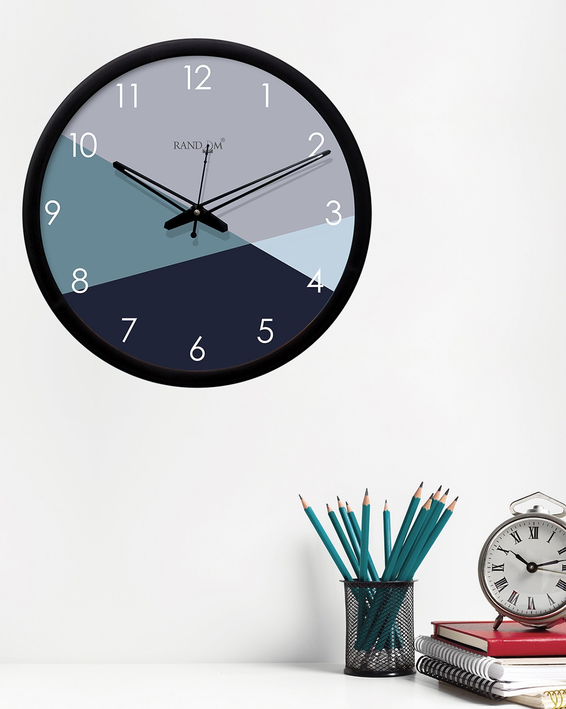 Clocks | Round Shaped New Plastic Wall Clock With Glass Clocks Clocks