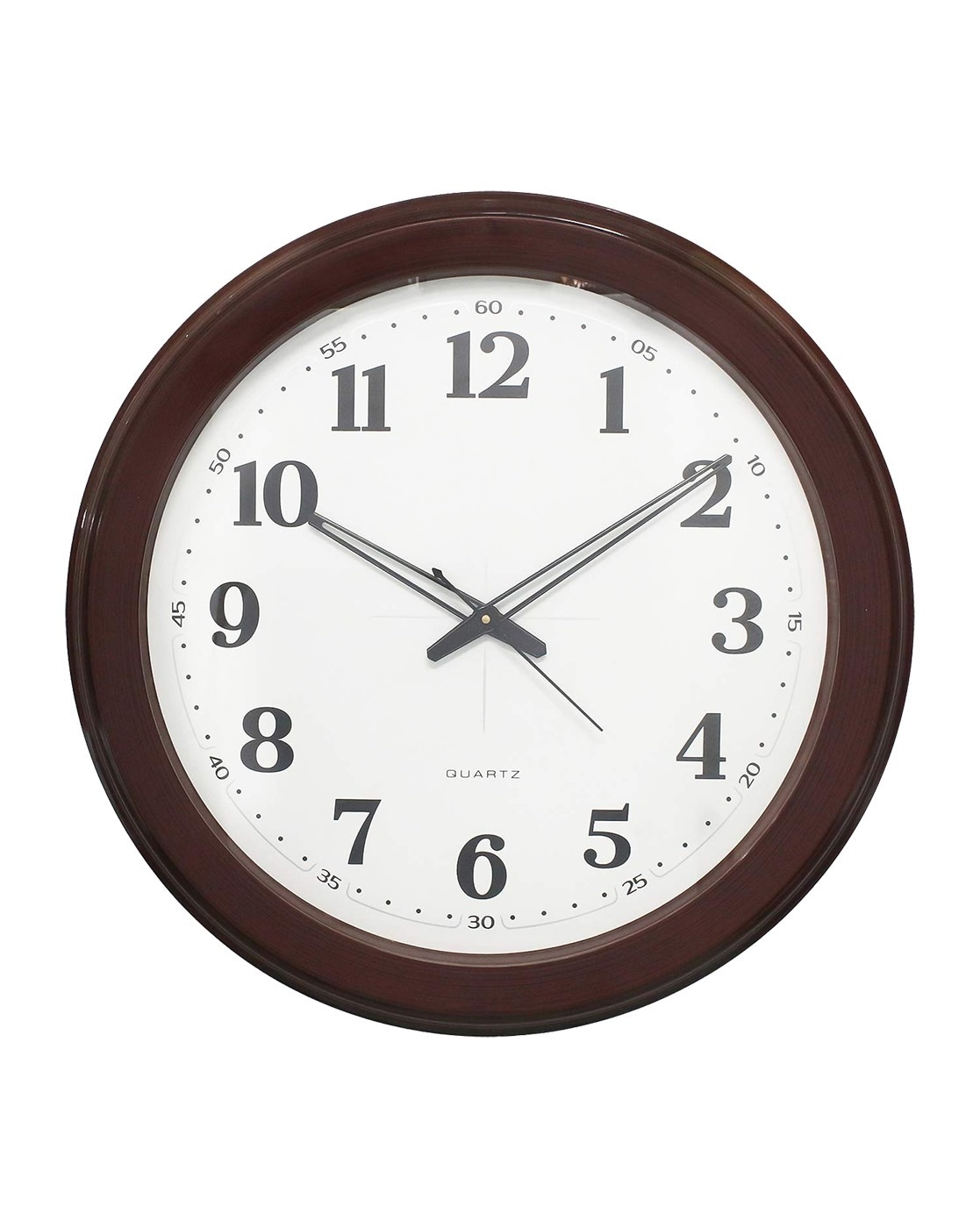 Clocks | Round-Shaped Wall Clock with Plastic Accent Clocks Clocks