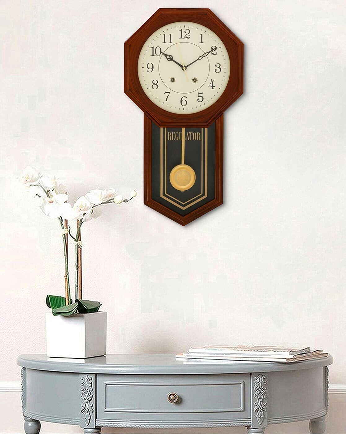 Clocks | Wooden Wall Clock with Pendulum Clocks Clocks