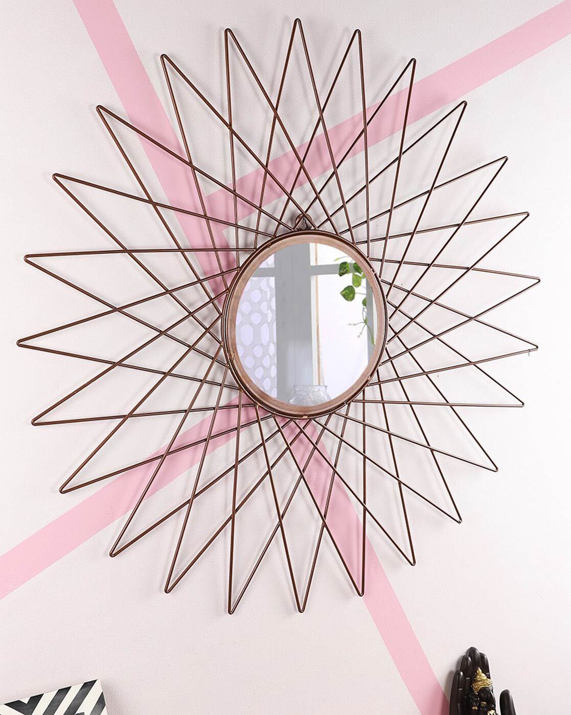 Mirrors | Home Sparkle Round Mirror Home Decor Mirrors