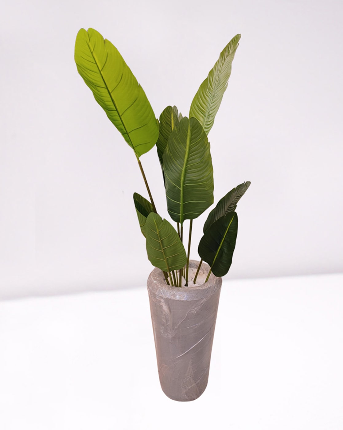 Plants & Flowers | Artificial Banana Plant with Resin Pot Home Decor Plants & Flowers