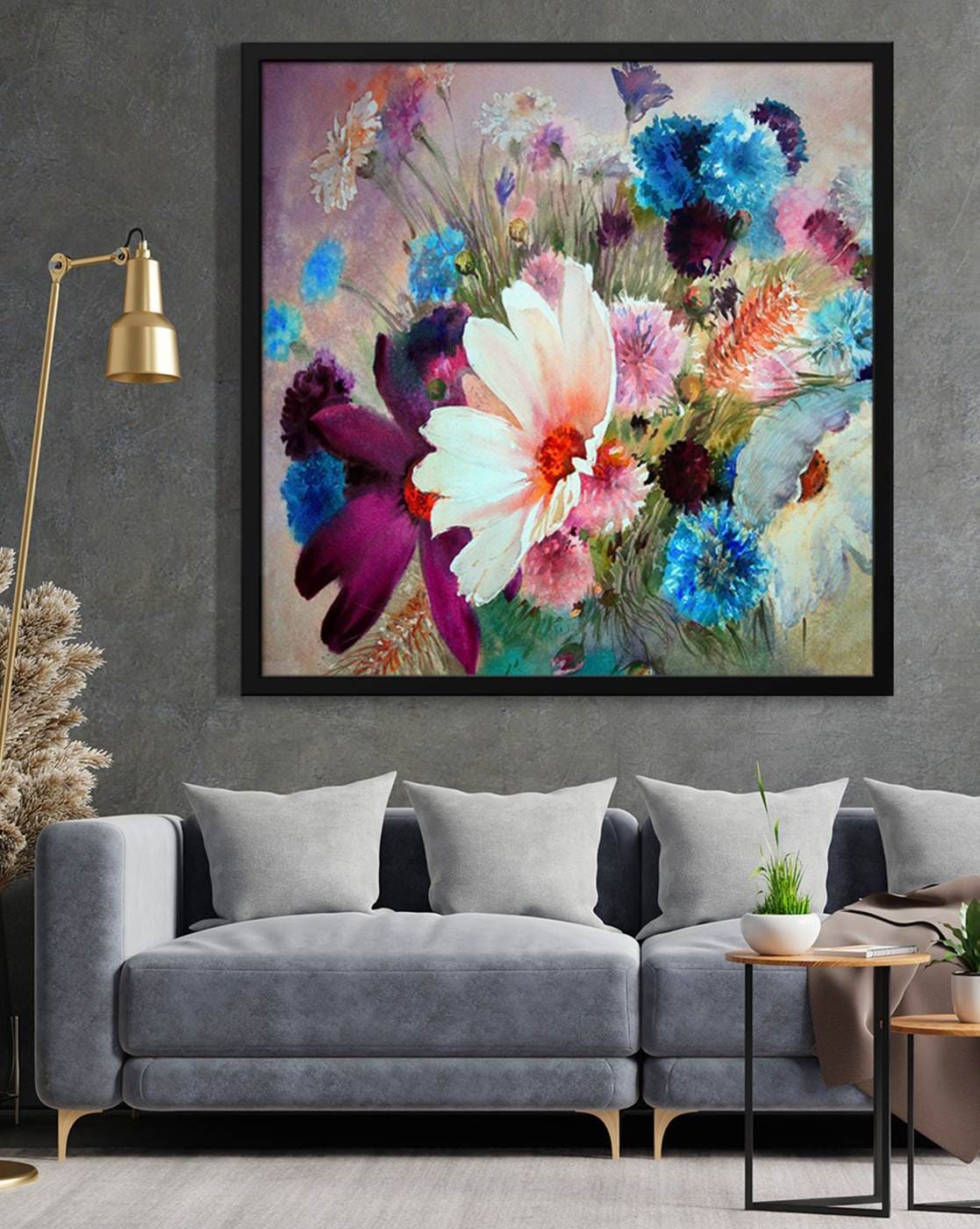 Wall Decor | Floral Print Wall Art Painting Home Decor Wall Decor