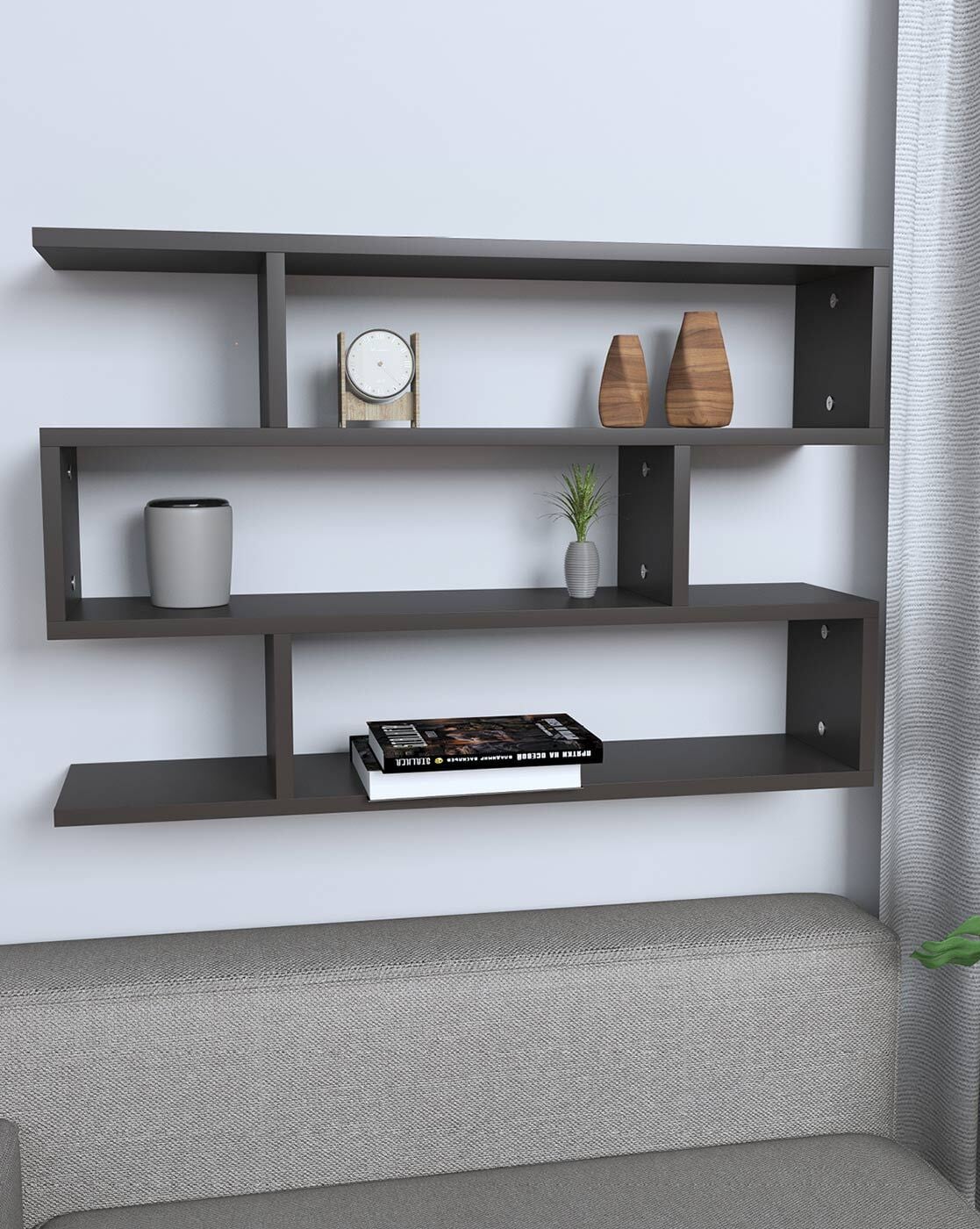 Wall Shelves | Wooden Storage Wall Shelf Home Decor Wall Shelves