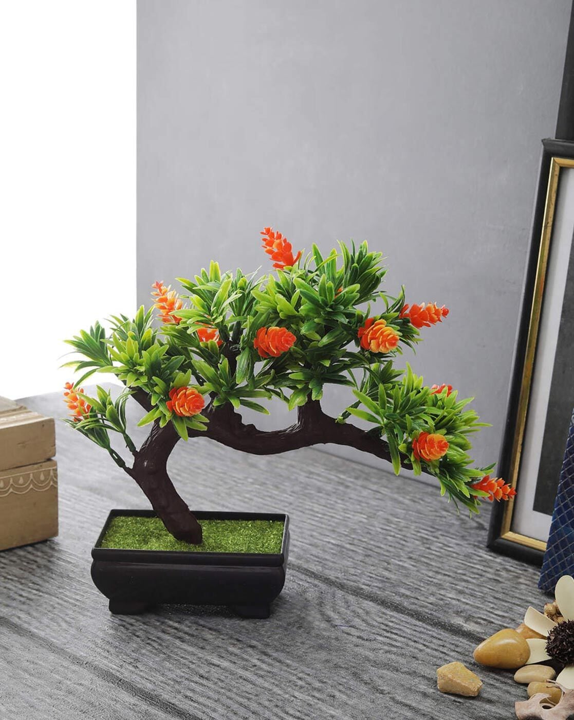 Plants & Flowers | Plastic Artificial Bonsai Tree Home Decor Plants & Flowers