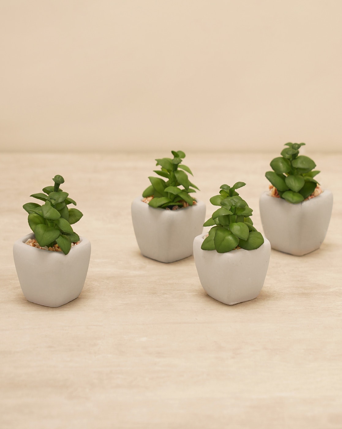 Plants & Flowers | Set of 4 Artificial Succulent Potted Plants Home Decor Plants & Flowers