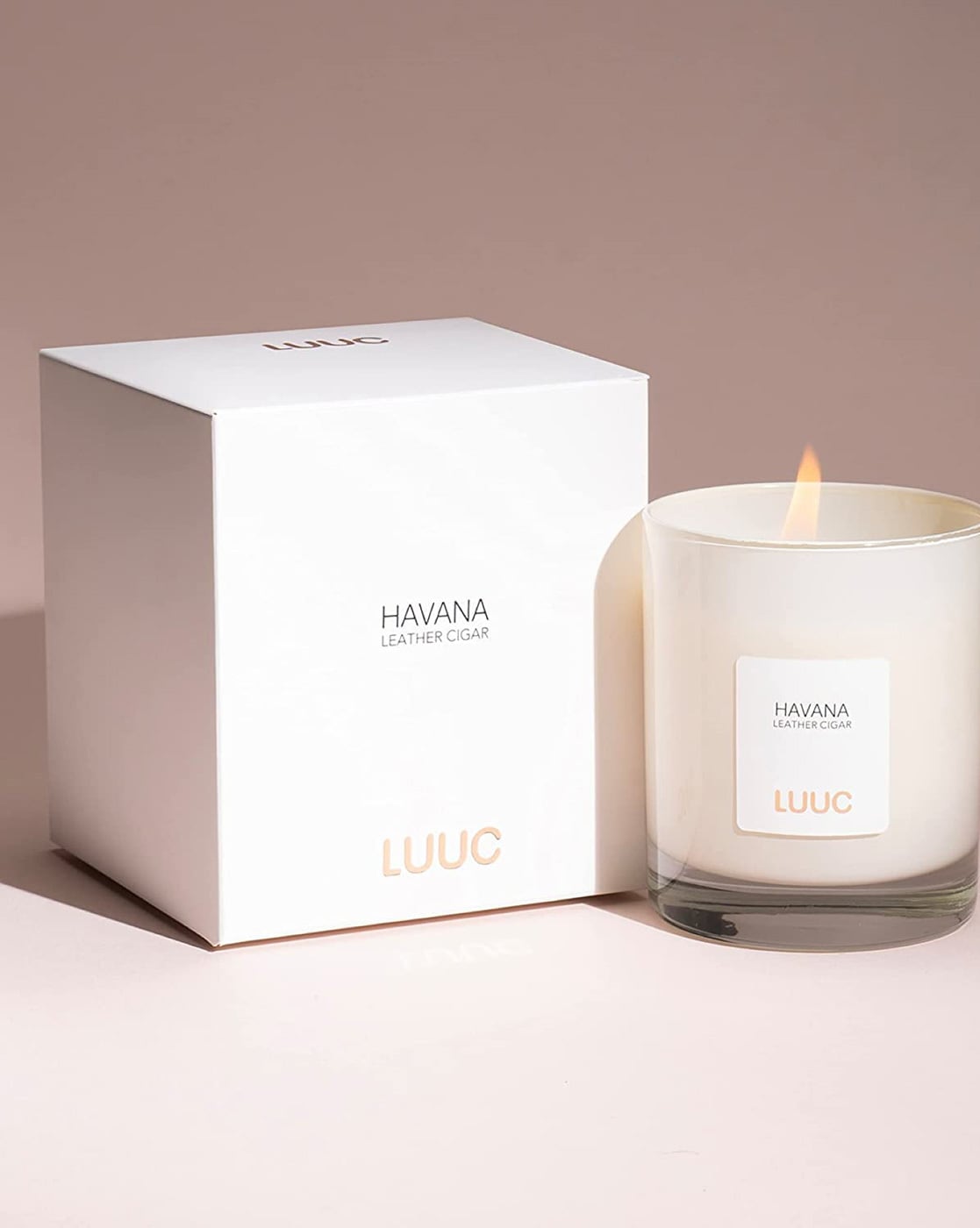 Home Fragnance | Havana Leather Cigar Scented Jar Candle Home Decor Home Fragnance