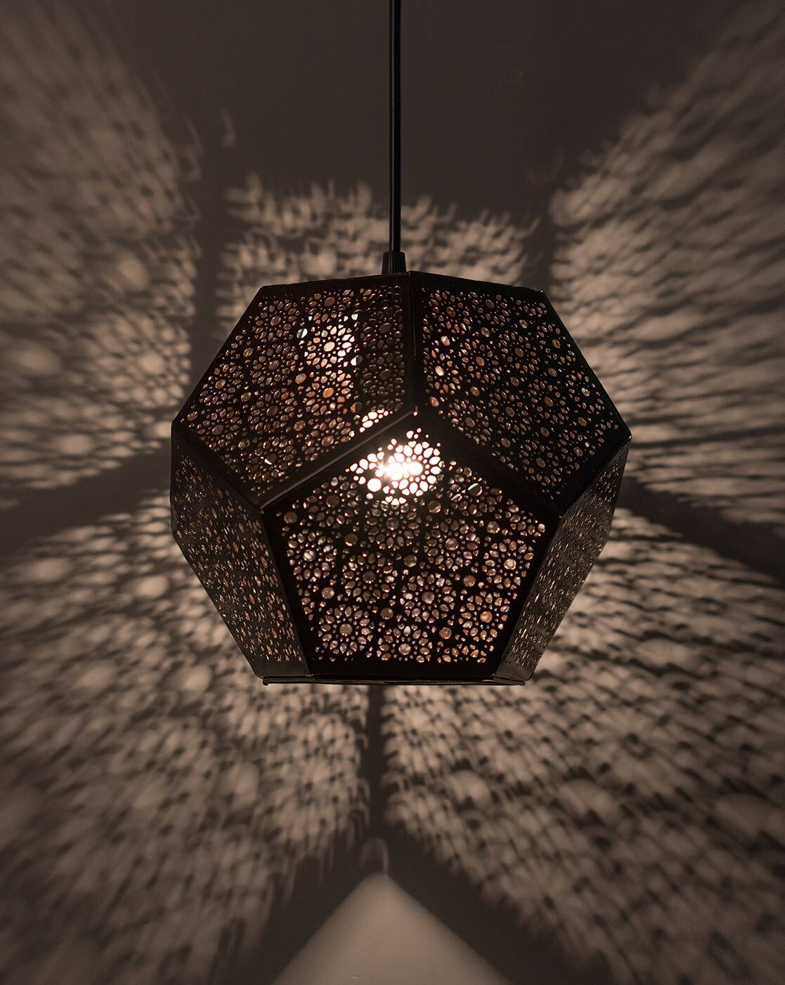 Lamp, Diyas & Candle | Handcrafted Hexagonal Hanging Pendant Lamp Home Decor Lamp, Diyas & Candle