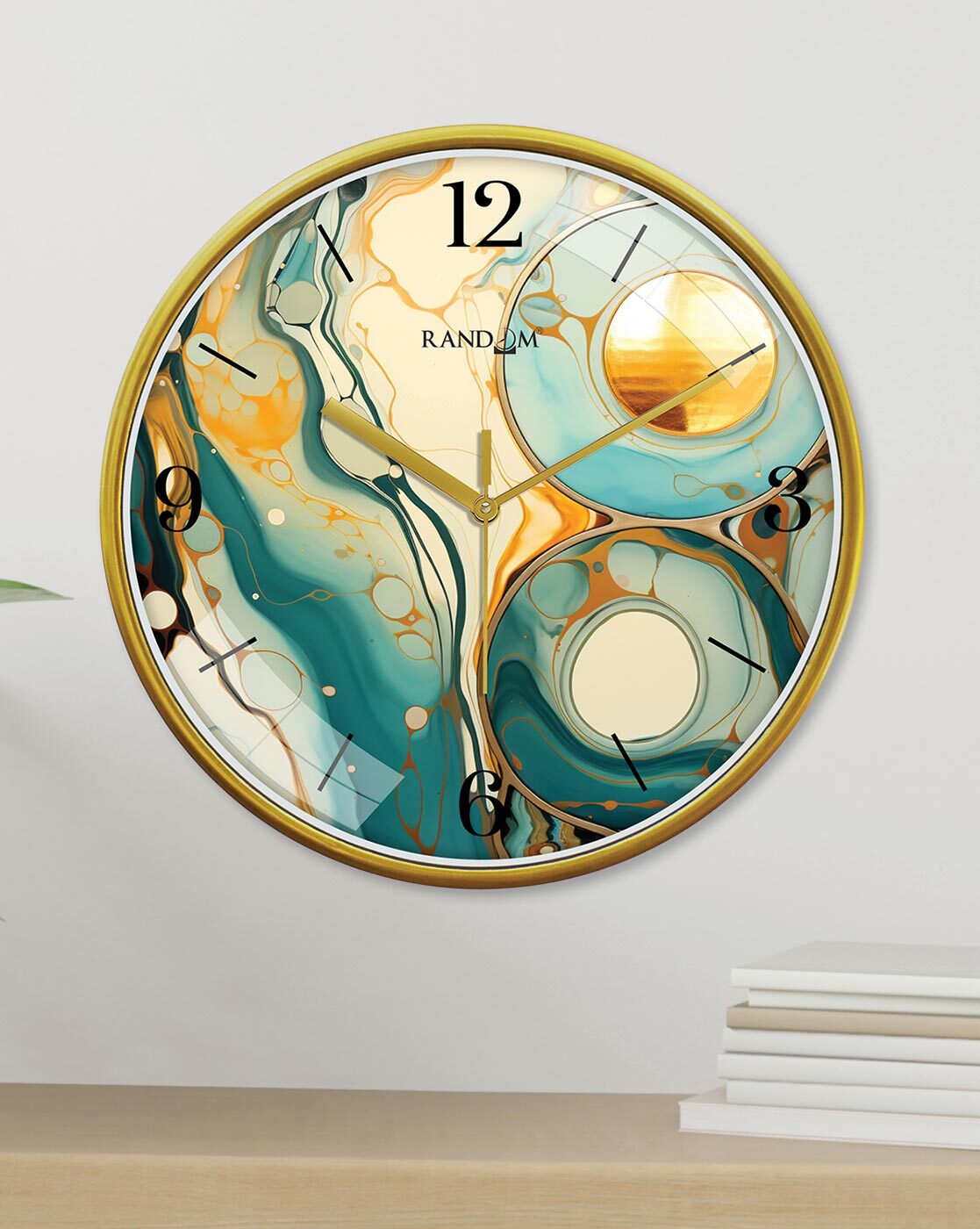 Clocks | Printed Non-Ticking Silent Analog Wall Clock Clocks Clocks