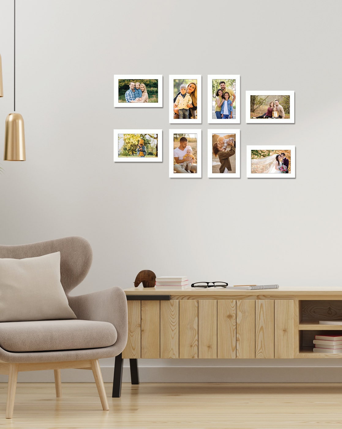 Photo Frames | Pack of 8 Individual photo frames Home Decor Photo Frames